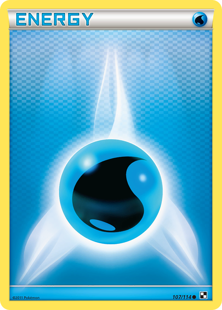 Water Energy (107/114) [Black & White: Base Set] | Card Citadel
