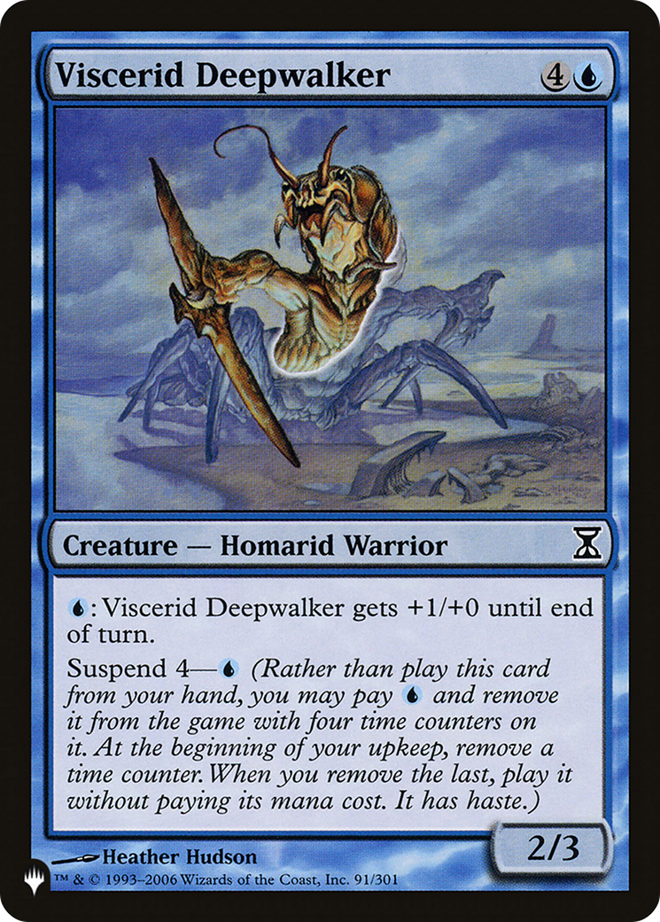 Viscerid Deepwalker [The List Reprints] | Card Citadel