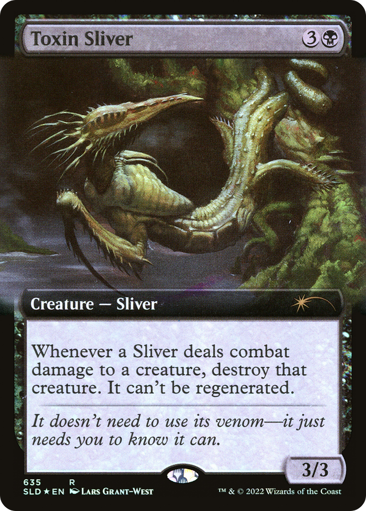 Toxin Sliver (Extended Art) [Secret Lair Drop Promos] | Card Citadel