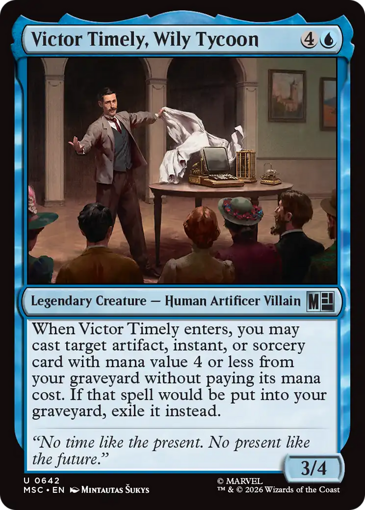 Victor Timely, Wily Tycoon [Marvel Super Heroes Commander] | Card Citadel