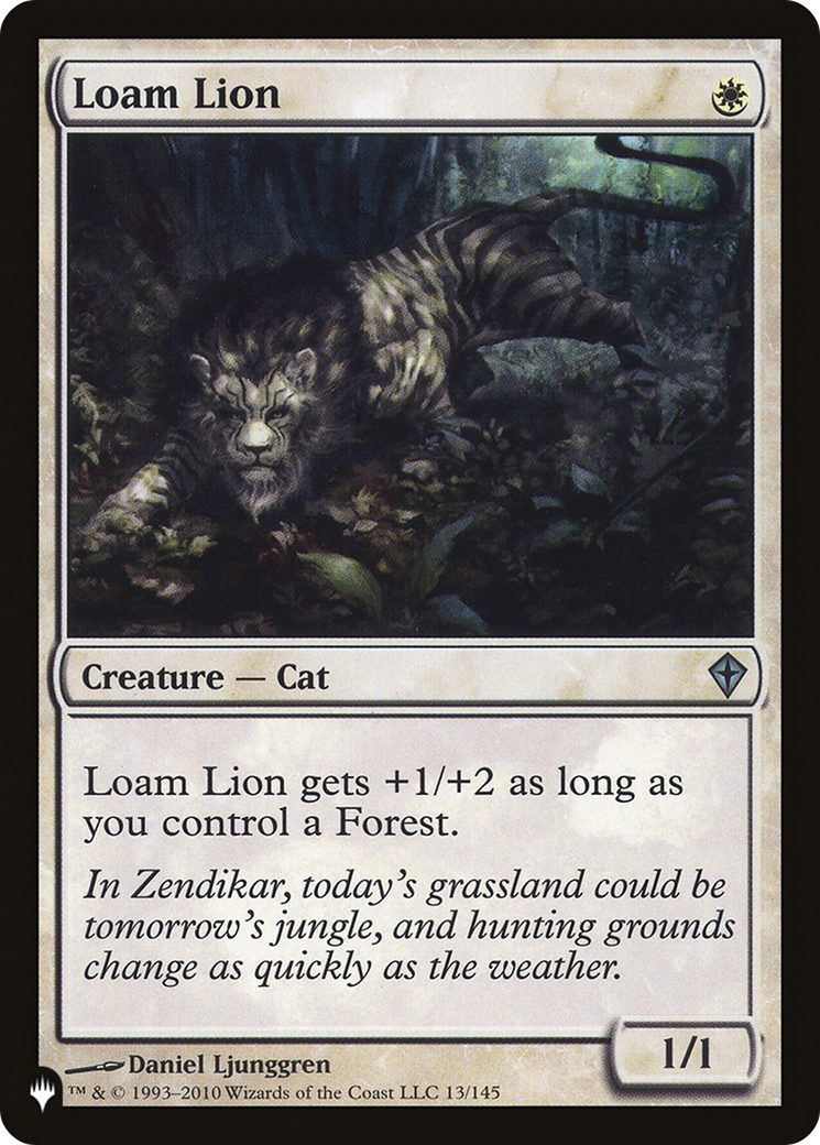 Loam Lion [The List Reprints] | Card Citadel