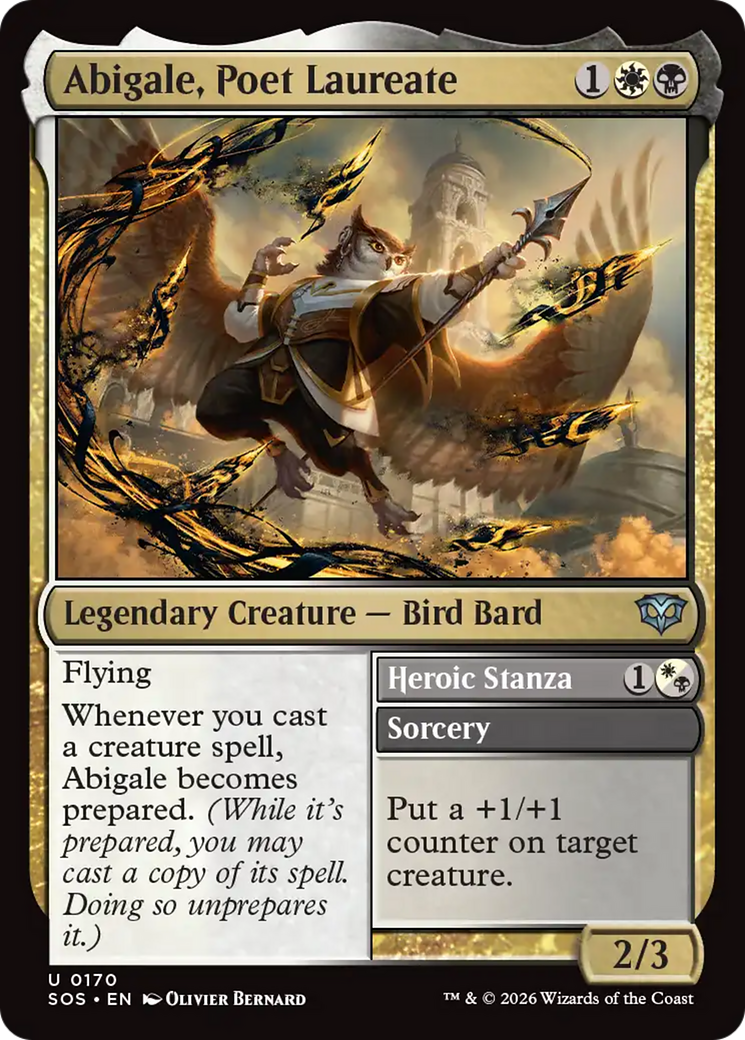 Abigale, Poet Laureate [Secrets of Strixhaven] | Card Citadel