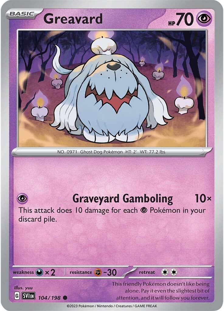 Greavard (104/198) [Scarlet & Violet: Base Set] | Card Citadel