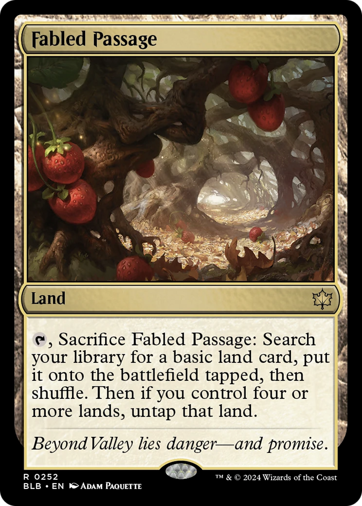 Fabled Passage [Bloomburrow] | Card Citadel