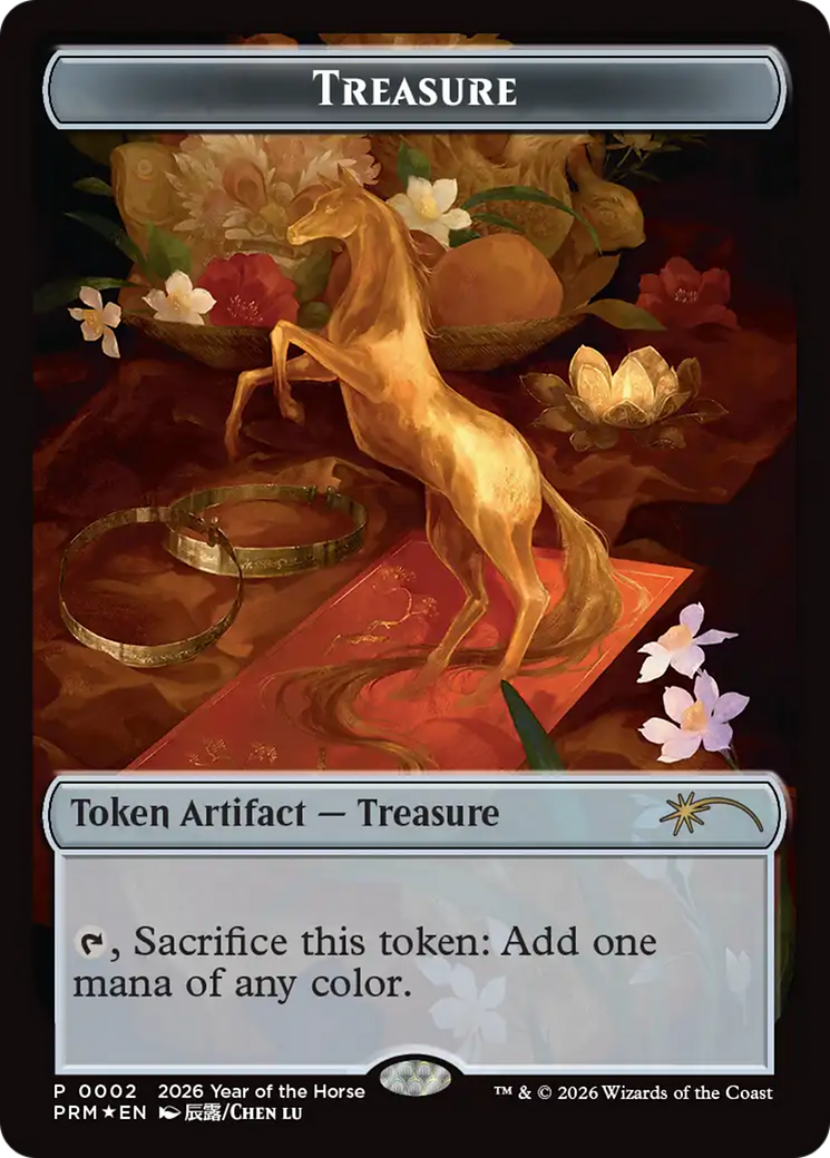Treasure Token (Year of the Horse 2026) [Standard Showdown Promos Tokens] | Card Citadel