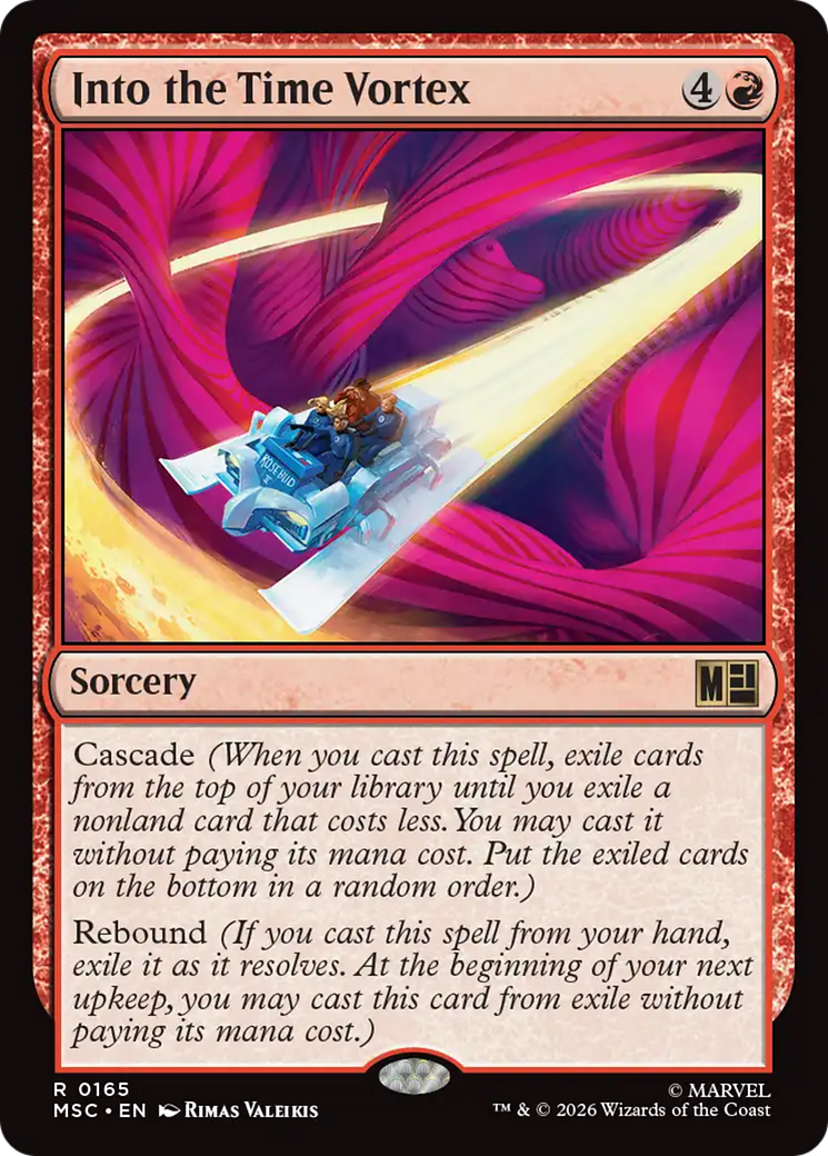 Into the Time Vortex (Surge Foil) [Marvel Super Heroes Commander] | Card Citadel