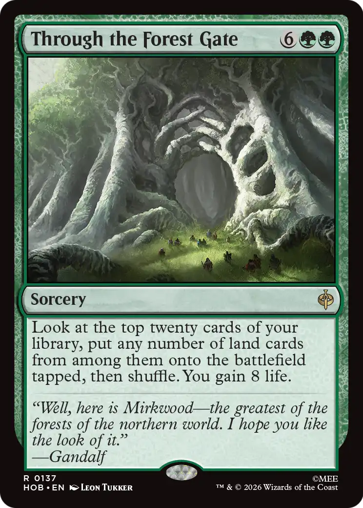 Through the Forest Gate [The Hobbit] | Card Citadel