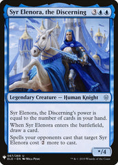 Syr Elenora, the Discerning [Mystery Booster] | Card Citadel