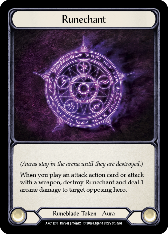 Runechant // Nebula Blade [ARC112-T // ARC077-T] (Arcane Rising)  1st Edition Normal | Card Citadel