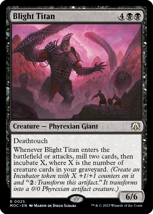 Blight Titan [March of the Machine Commander] | Card Citadel