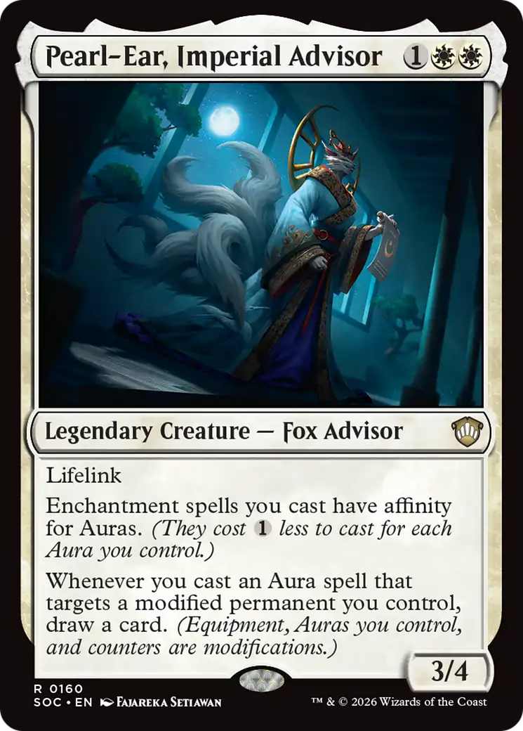 Pearl-Ear, Imperial Advisor [Secrets of Strixhaven Commander] | Card Citadel