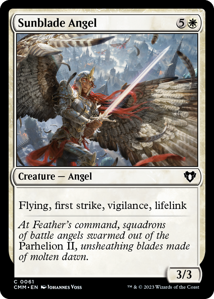 Sunblade Angel [Commander Masters] | Card Citadel