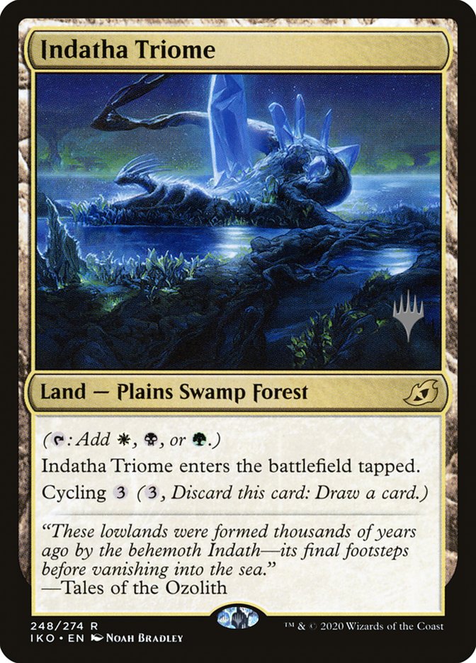Indatha Triome (Promo Pack) [Ikoria: Lair of Behemoths Promos] | Card Citadel