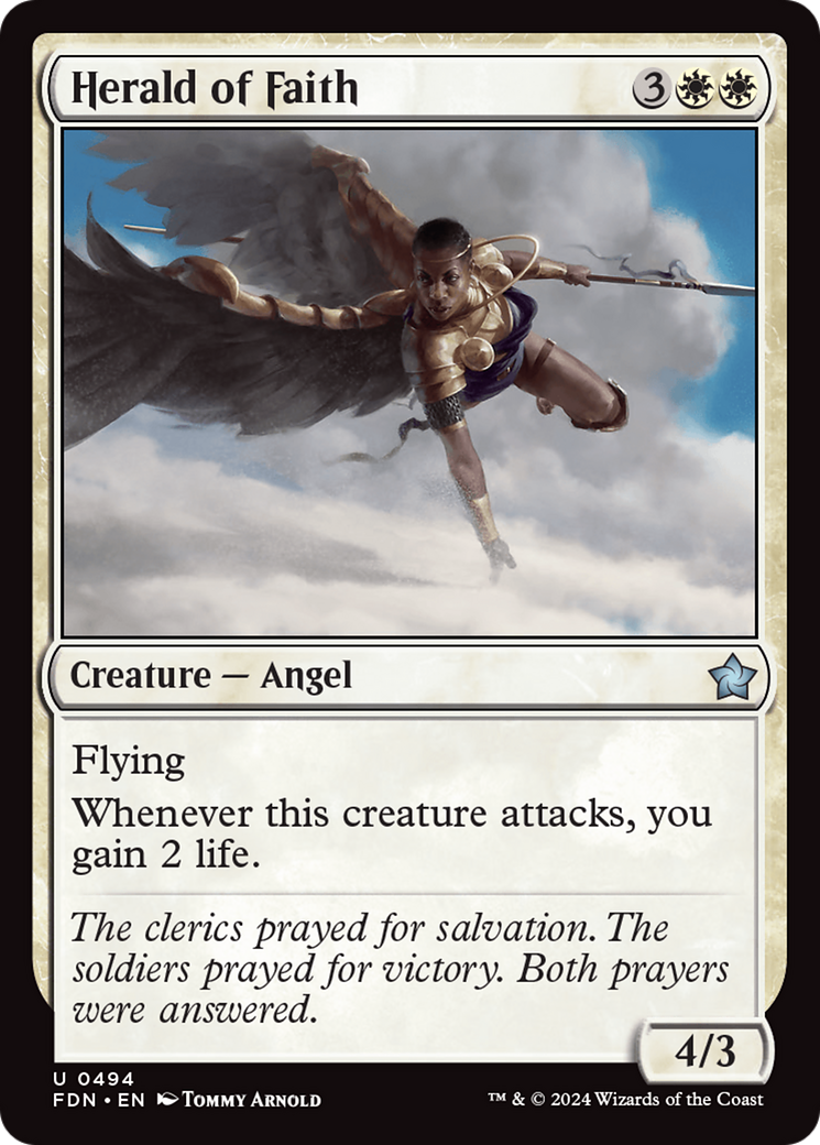Herald of Faith [Foundations] | Card Citadel