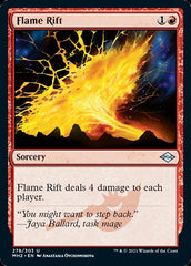 Flame Rift (Foil Etched) [Modern Horizons 2] | Card Citadel