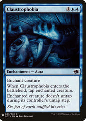 Claustrophobia [Mystery Booster] | Card Citadel