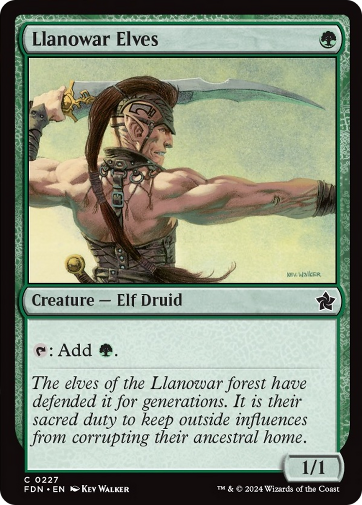 Llanowar Elves [Foundations] | Card Citadel