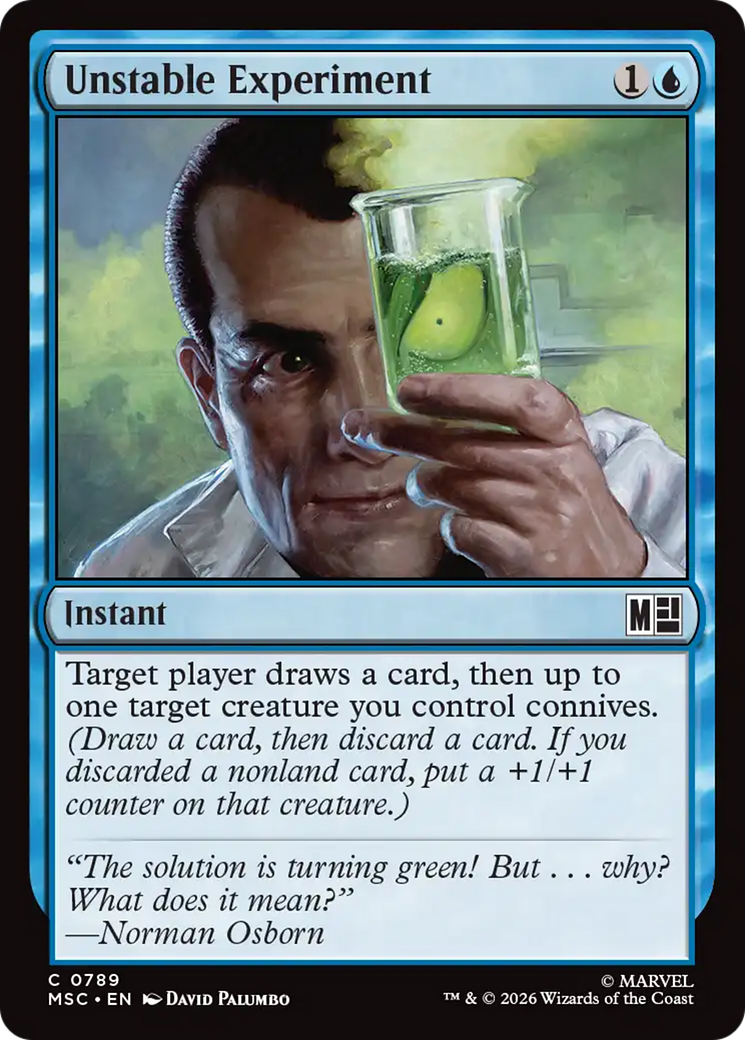 Unstable Experiment [Marvel Super Heroes Commander] | Card Citadel
