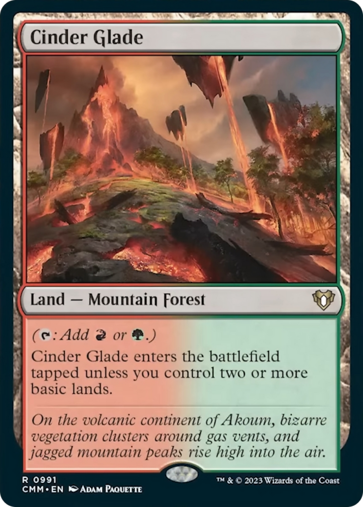 Cinder Glade [Commander Masters] | Card Citadel