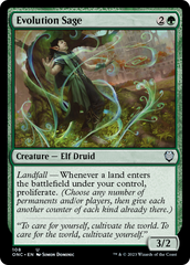 Evolution Sage [Phyrexia: All Will Be One Commander] | Card Citadel