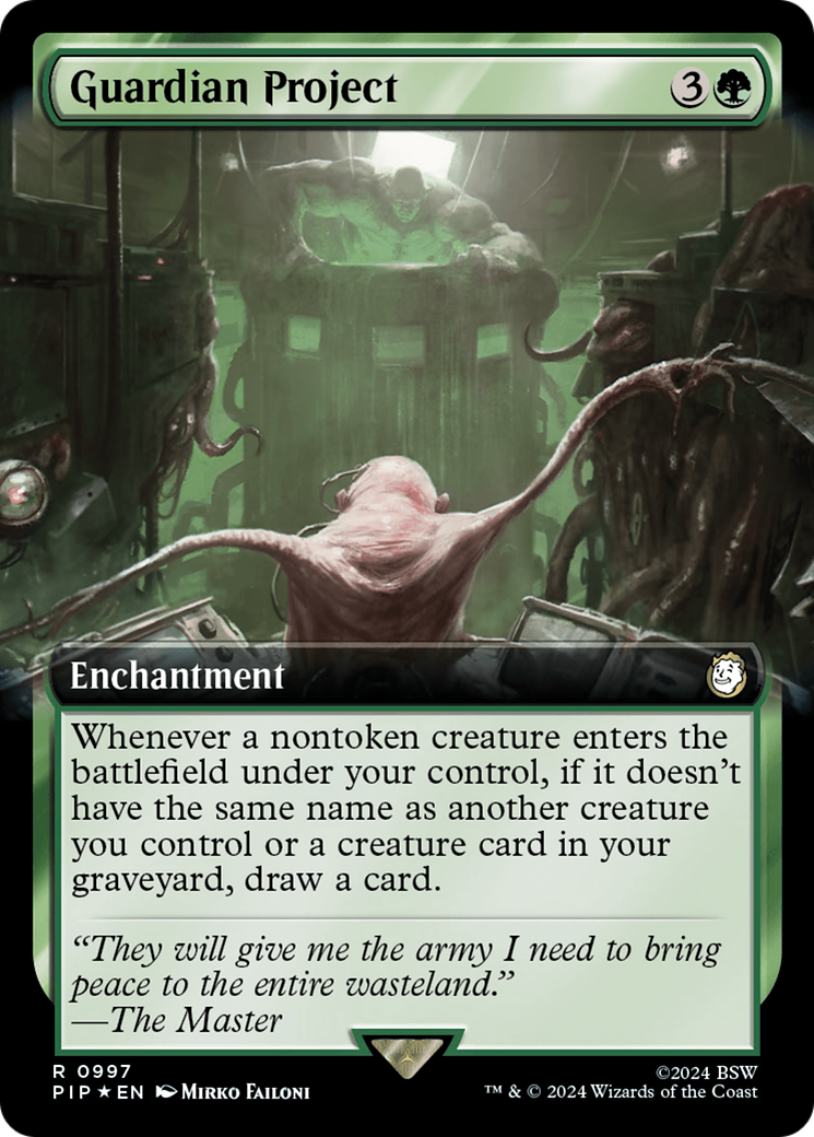 Guardian Project (Extended Art) (Surge Foil) [Fallout] | Card Citadel