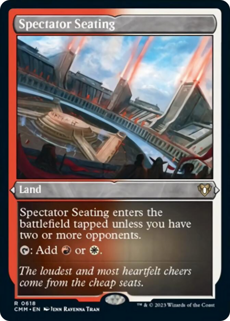 Spectator Seating (Foil Etched) [Commander Masters] | Card Citadel