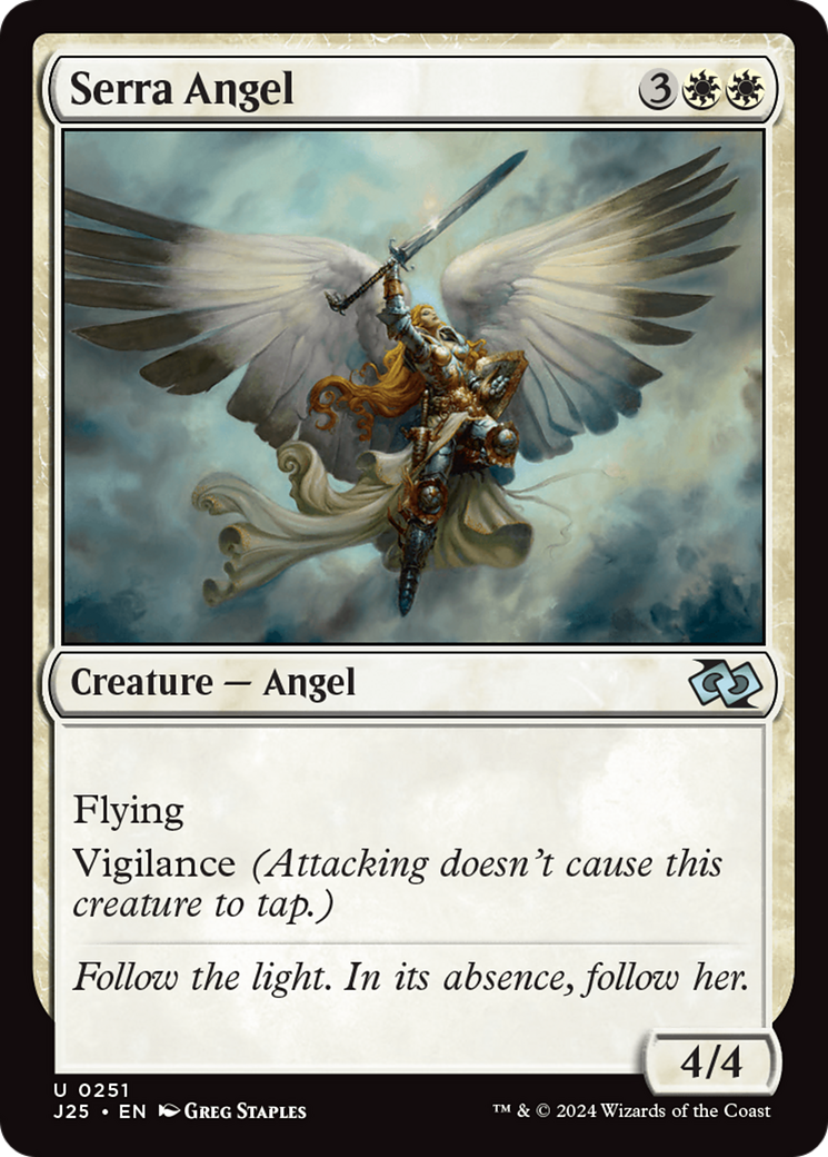 Serra Angel [Foundations Jumpstart] | Card Citadel