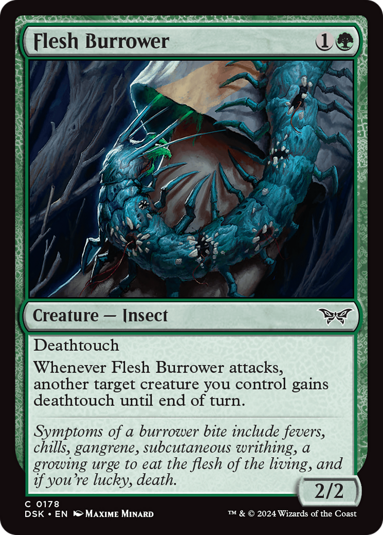 Flesh Burrower [Duskmourn: House of Horror] | Card Citadel