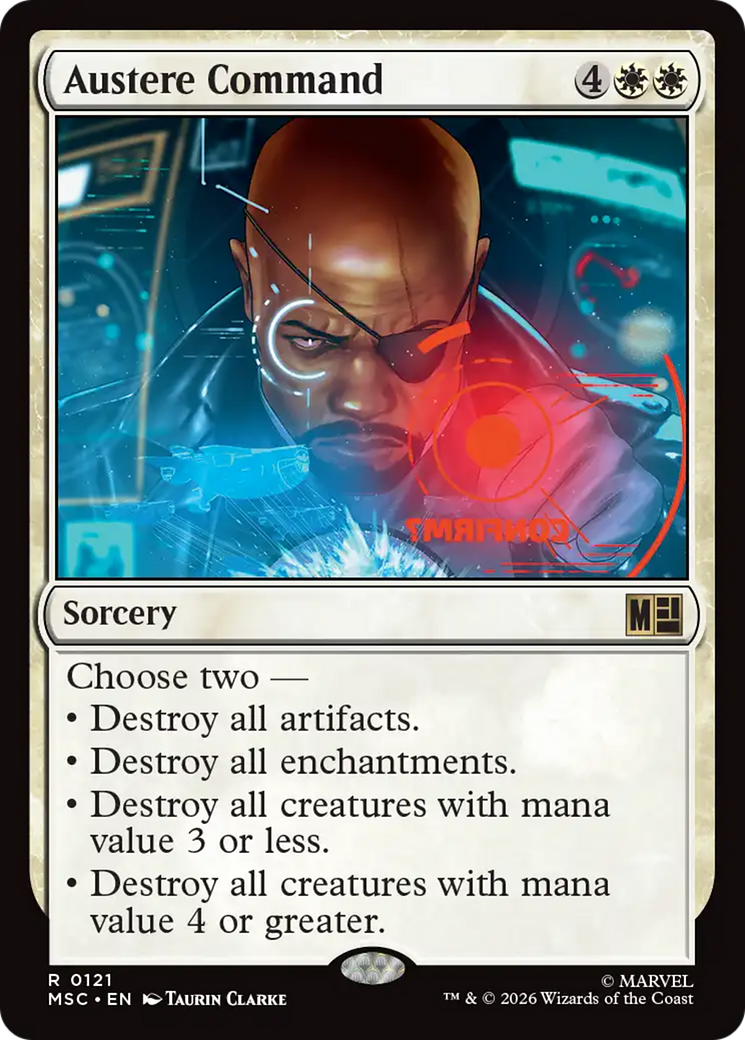 Austere Command [Marvel Super Heroes Commander] | Card Citadel