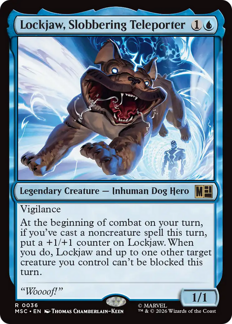Lockjaw, Slobbering Teleporter (Surge Foil) [Marvel Super Heroes Commander] | Card Citadel