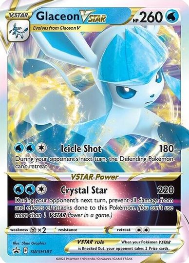 Glaceon VSTAR (SWSH197) [Sword & Shield: Black Star Promos] | Card Citadel