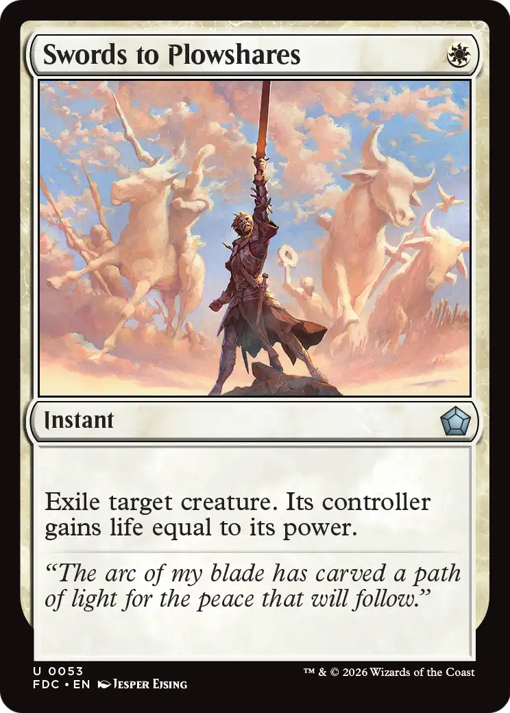 Swords to Plowshares [Foundations Commander] | Card Citadel