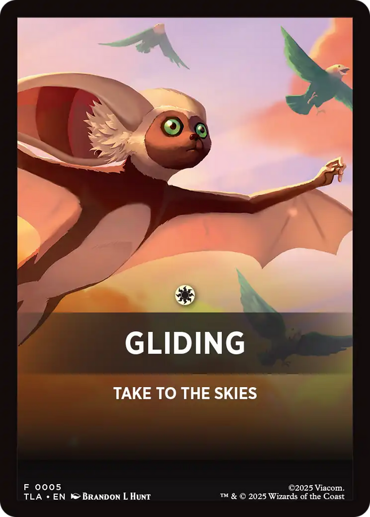 Gliding Theme Card [Avatar: The Last Airbender Tokens] | Card Citadel