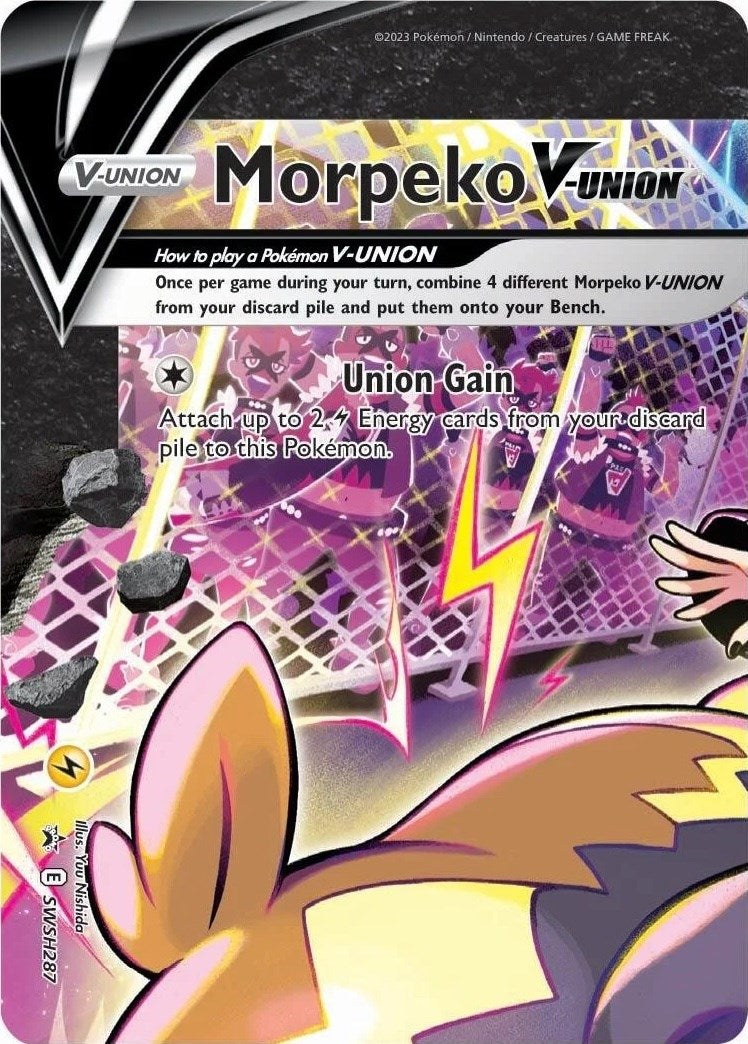 Morpeko V-Union (SWSH287) [Sword & Shield: Black Star Promos] | Card Citadel