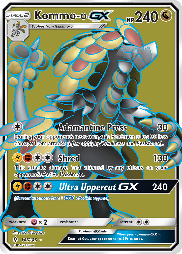 Kommo-o GX (141/145) [Sun & Moon: Guardians Rising] | Card Citadel