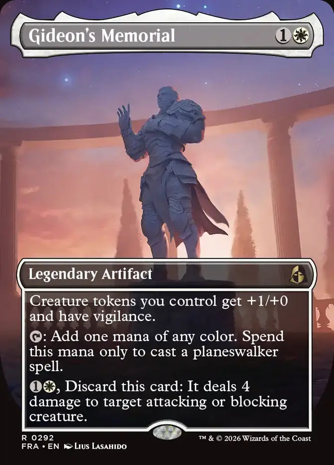 Gideon's Memorial [Reality Fracture] (borderless) | Card Citadel