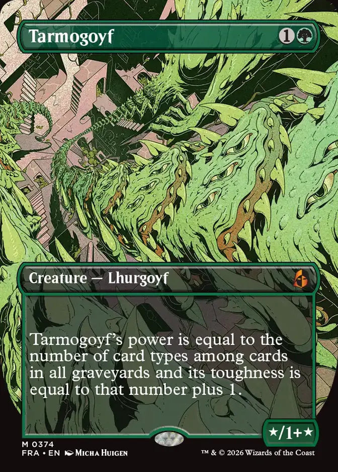 Tarmogoyf (Borderless) [Reality Fracture] | Card Citadel