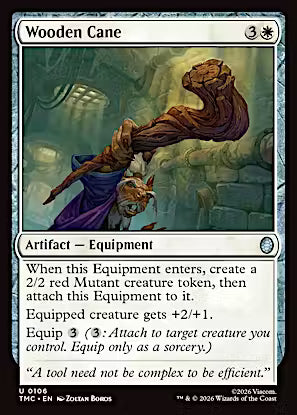 Wooden Cane [Teenage Mutant Ninja Turtles Commander] | Card Citadel
