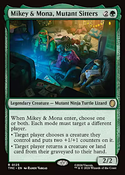 Mikey & Mona, Mutant Sitters | Card Citadel