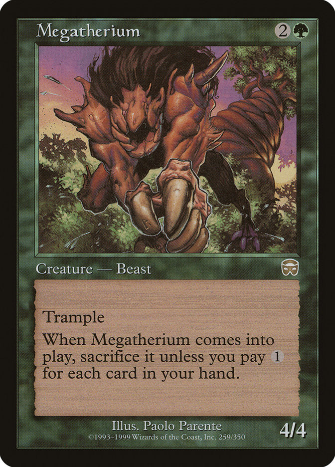 Megatherium [Mercadian Masques] | Card Citadel