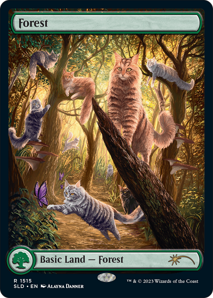 Forest (1515) [Secret Lair Commander Deck: Raining Cats and Dogs] | Card Citadel
