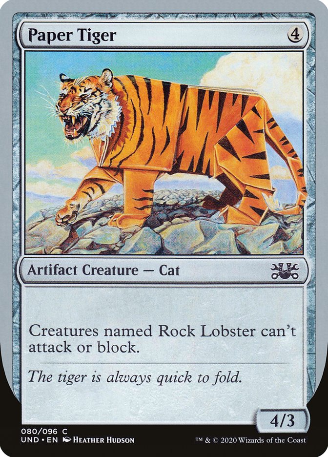 Paper Tiger [Unsanctioned] | Card Citadel