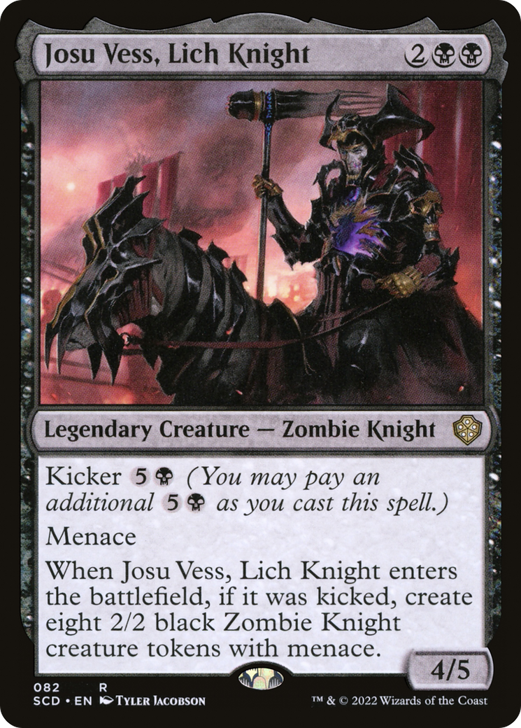 Josu Vess, Lich Knight [Starter Commander Decks] | Card Citadel