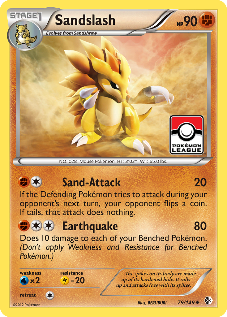 Sandslash (79/149) [Black & White: Boundaries Crossed] | Card Citadel