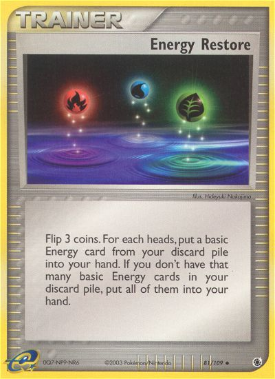 Energy Restore (81/109) [EX: Ruby & Sapphire] | Card Citadel