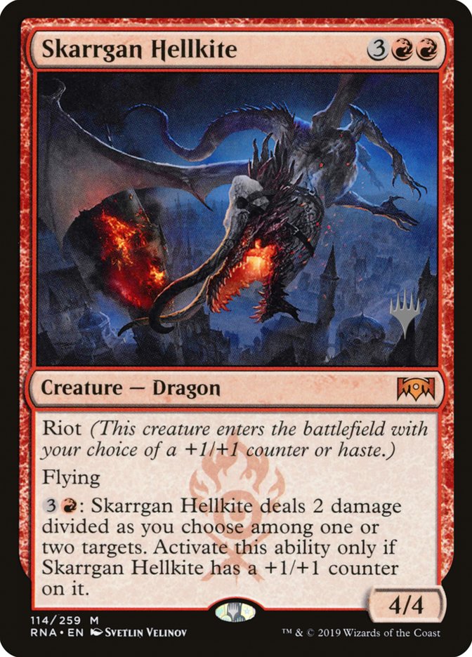 Skarrgan Hellkite [Ravnica Allegiance Promos] | Card Citadel