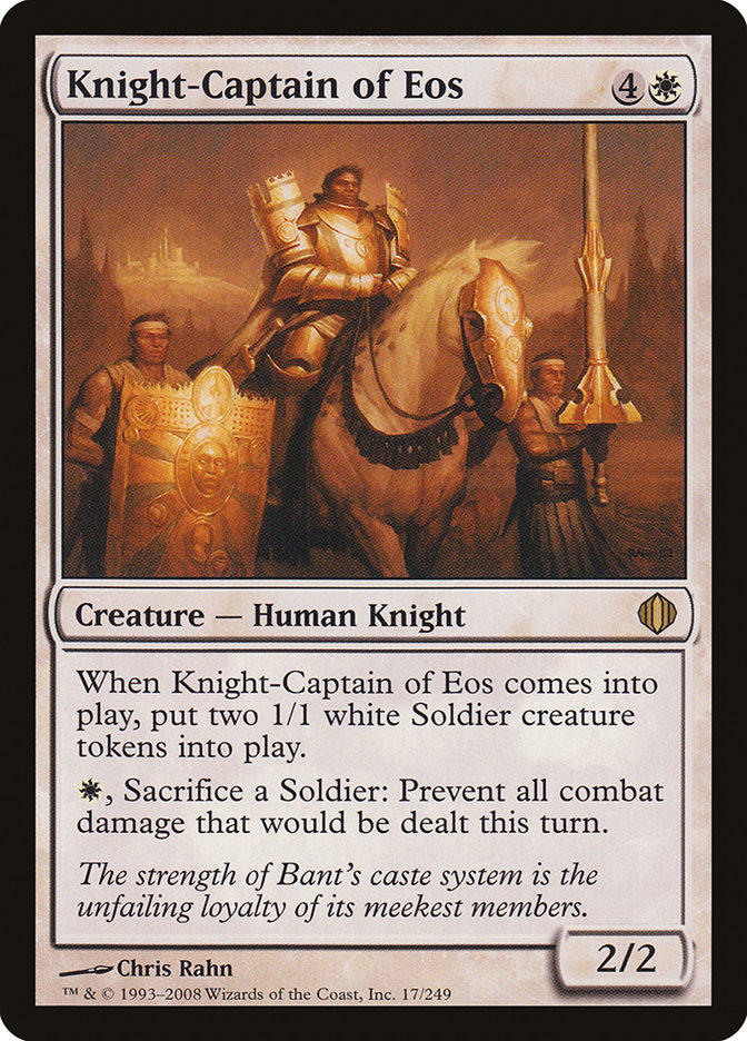 Knight-Captain of Eos [Shards of Alara] | Card Citadel