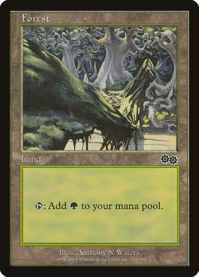 Forest (350) [Urza's Saga] | Card Citadel