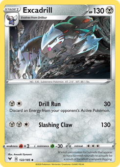 Excadrill (122/185) [Sword & Shield: Vivid Voltage] | Card Citadel