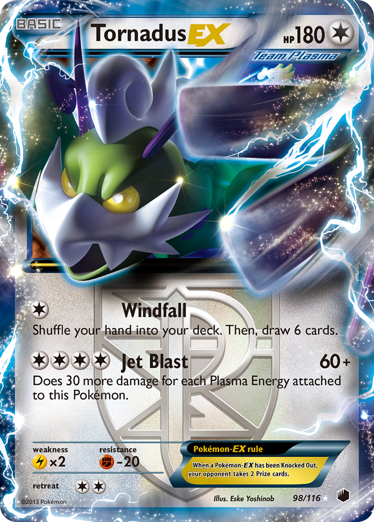 Tornadus EX (98/116) [Black & White: Plasma Freeze] | Card Citadel